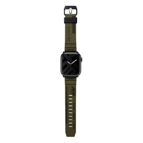 Apple Watch Strap 49/45/44 Mm Shokku Skinarma - Olive